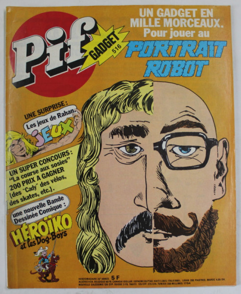 PIF , GADGET , No. 516 , FEVRIER  , 1969 , LIPSA GADGET