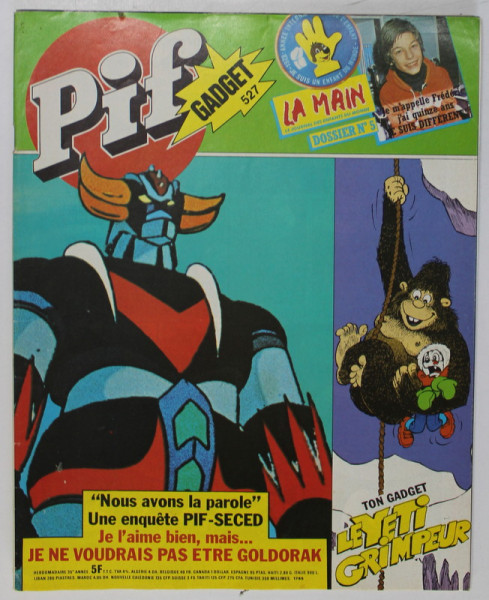 PIF , GADGET , no. 527 , AVRIL ,  1979 , LIPSA GADGET