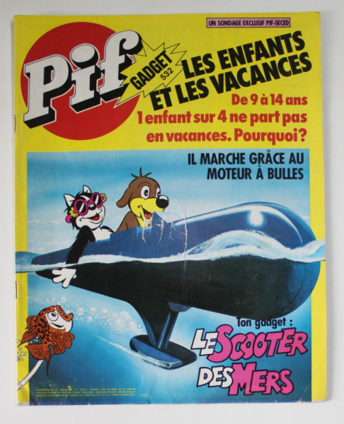 PIF , GADGET , no. 532, JUIN  1979 , LIPSA GADGET