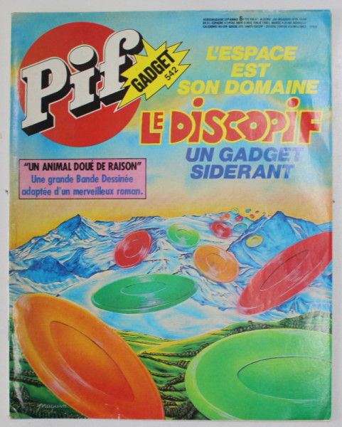 PIF , GADGET , no. 542 , AOUT ,  1979 , LIPSA GADGET