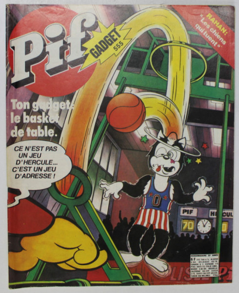 PIF , GADGET , no. 555 , NOVEMBRE  ,1979 , LIPSA GADGET