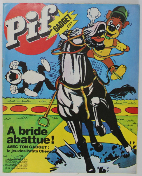 PIF , GADGET , no. 557 , NOVEMBRE  ,1979 , LIPSA GADGET