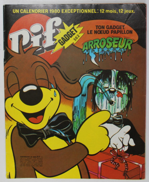 PIF , GADGET , no. 562 , JANVIER   ,1980, LIPSA GADGET