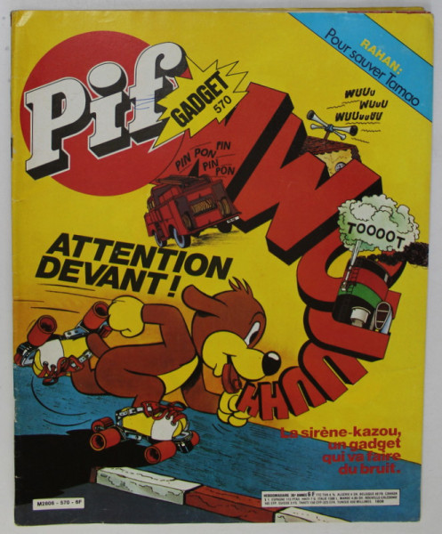 PIF , GADGET , no. 570 , FEVRIER   ,1980 , LIPSA GADGET