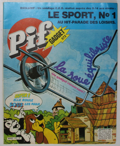PIF , GADGET , no. 572 , MARS ,  1980 , LIPSA GADGET