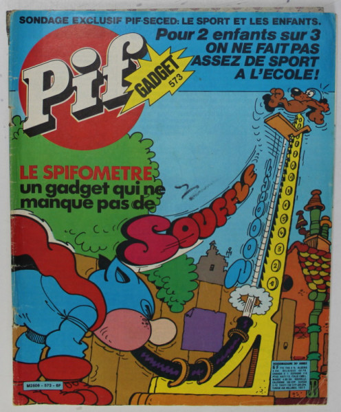 PIF , GADGET , no. 573 , MARS   ,1980 , LIPSA GADGET
