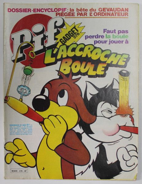 PIF , GADGET , no. 576 , AVRIL 1980 , LIPSA GADGET