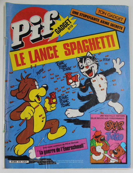 PIF , GADGET , No. 619 , FEVRIER , 1981, LIPSA GADGET