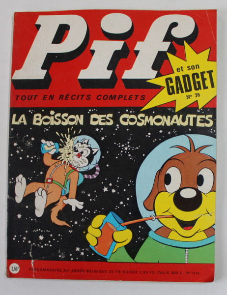 PIF , GADGET , No. 76  , AOUT  , 1970 , LIPSA GADGET