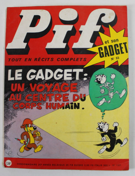 PIF , GADGET , No. 83 , SEPTEMBRE, 1970 , LIPSA GADGET