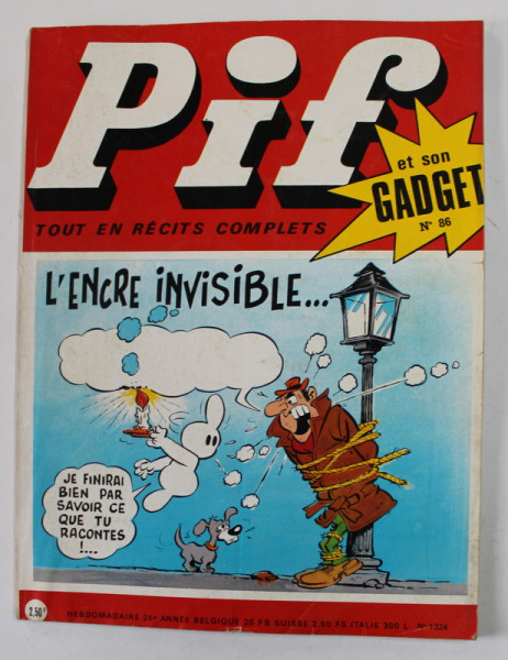 PIF , GADGET , No. 86 , OCTOBRE , 1970 , LIPSA GADGET