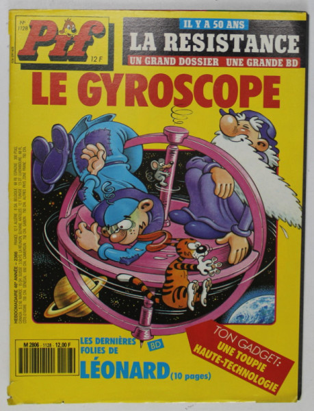 PIF , GADGET , no.1128 , NOVEMBRE  ,1980 , LIPSA GADGET