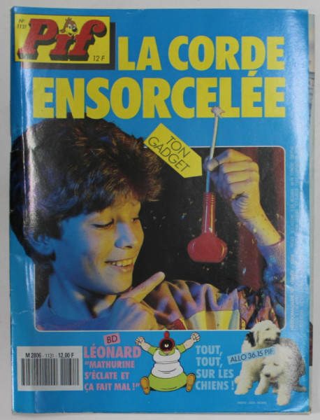 PIF , GADGET , no.1131 , DECEMBRE , 1990 , LIPSA GADGET