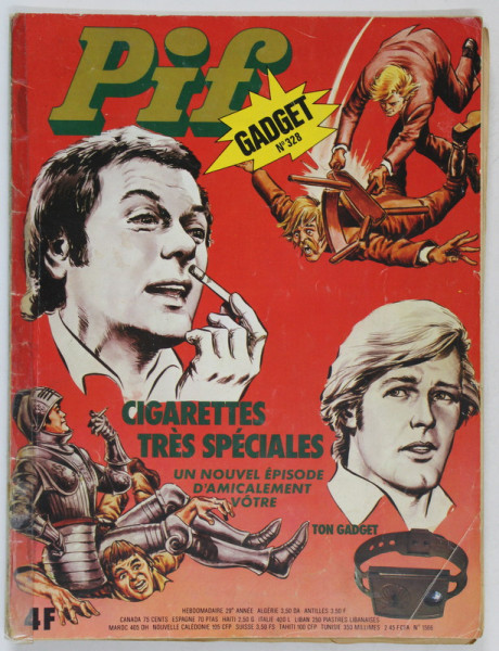 PIF , GADGET , No.328 , JUIN  , 1975 , LIPSA GADGET * COTOR LIPIT CU SCOTCH