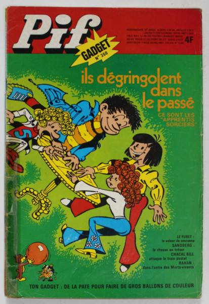 PIF , GADGET , No.350 , NOV. , 1975 , LIPSA GADGET