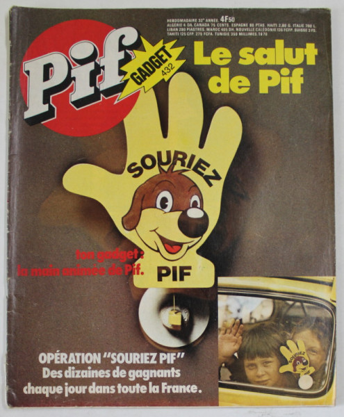 PIF , GADGET , No.432 , JUIN , 1977 , LIPSA GADGET