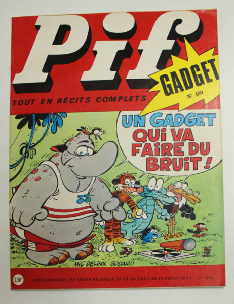 PIF GADGET , NR. 100 , 26 e  ANEE , JANVIER  , 1971 , LIPSA GADGET *