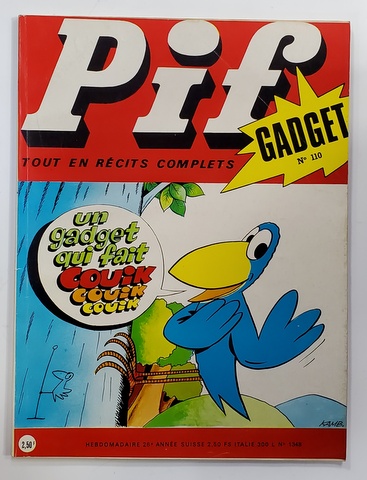 PIF GADGET , NR. 110  , 26e  ANEE , MARS , 1971 , LIPSA GADGET *