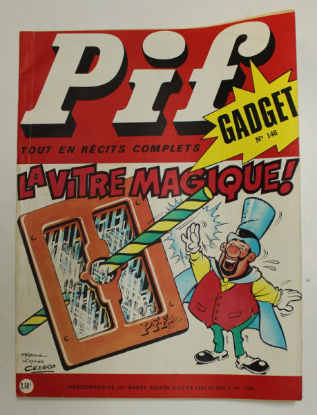 PIF GADGET , NR. 148  , 26 e  ANEE , DECEMBRE ,  1971 , LIPSA GADGET *
