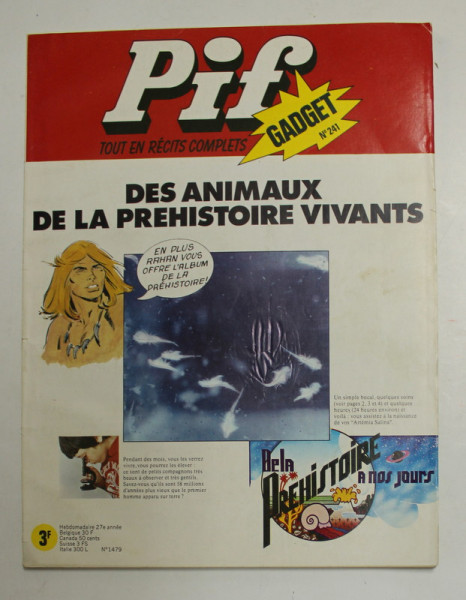 PIF GADGET , NR. 241  , 27e  ANEE , OCTOBRE , 1973 , LIPSA GADGET *