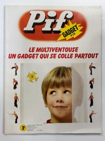 PIF GADGET , NR. 256  , 28e  ANEE , JANVIER  , 1974 , LIPSA GADGET *