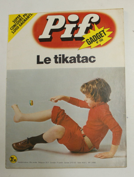 PIF GADGET , NR. 260  , 28e  ANEE , FEVRIER  , 1974 , LIPSA GADGET *