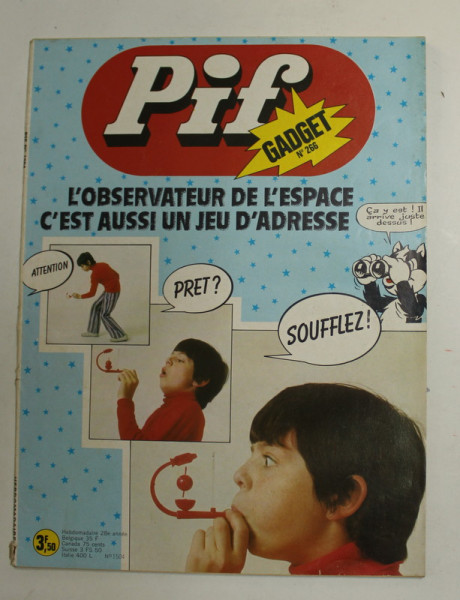 PIF GADGET , NR. 266  , 28e  ANEE , AVRIL  , 1974 , LIPSA GADGET *