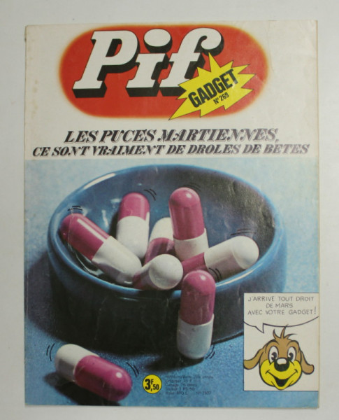 PIF GADGET , NR. 269 , 28 e  ANEE , NOVEMBRE  , AVRIL , 1974 , LIPSA GADGET *