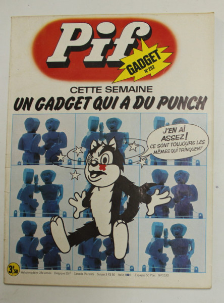 PIF GADGET , NR. 292  , 28e  ANEE , OCTOBRE  , 1974 , LIPSA GADGET *