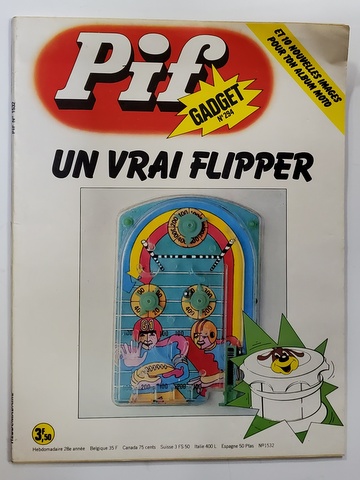 PIF GADGET , NR. 294  , 28e  ANEE , OCTOBRE , 1974 , LIPSA GADGET *