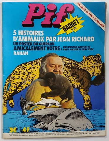 PIF GADGET , NR. 319  , 29e  ANEE , AVRIL  , 1975 , LIPSA GADGET *