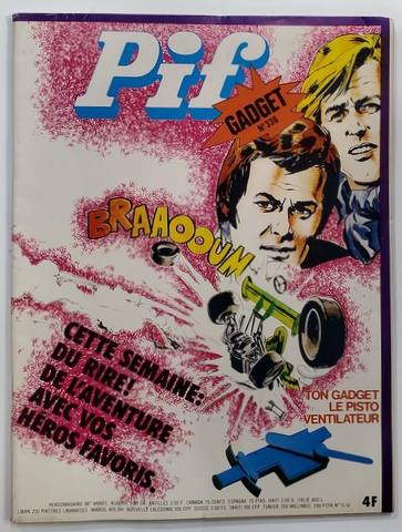 PIF GADGET , NR. 336  , 30e  ANEE , AOUT  , 1975  , LIPSA GADGET *