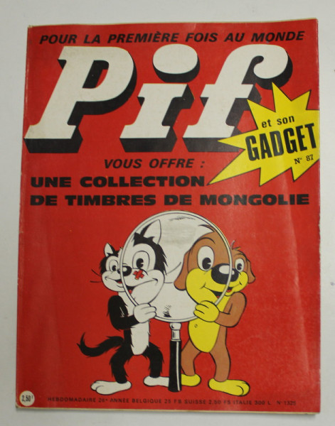 PIF GADGET , NR. 87 , 26 e  ANEE , OCTOBRE  , 1970 , LIPSA GADGET *