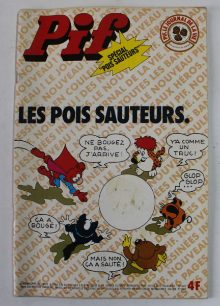 PIF , GADGET , SPECIAL '' POIS SAUTEURS '' , OCTOBRE , 1975 , LIPSA GADGET