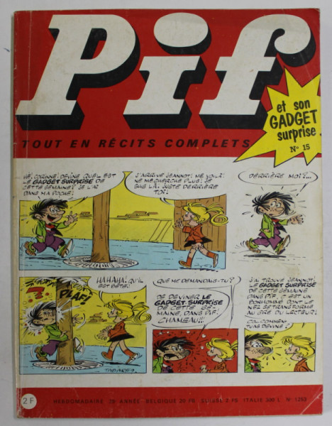 PIF , no. 15 , JUIN , 1969 , LIPSA GADGET *