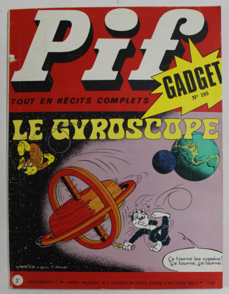 PIF , no. 195, novembre , 1972 , LIPSA GADGET *