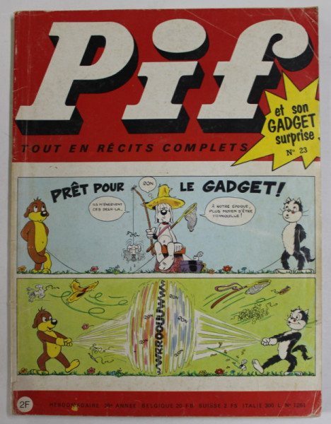 PIF , no. 23 , JUILLET  , 1969 , LIPSA GADGET *
