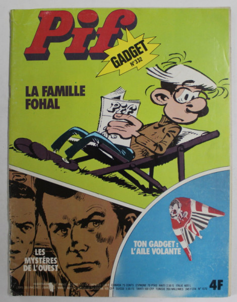PIF , no. 332 , JUIN , 1975 , LIPSA GADGET *
