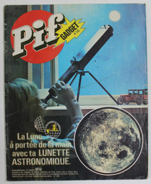 PIF , no. 416  , MARS  , 1977 , LIPSA GADGET *