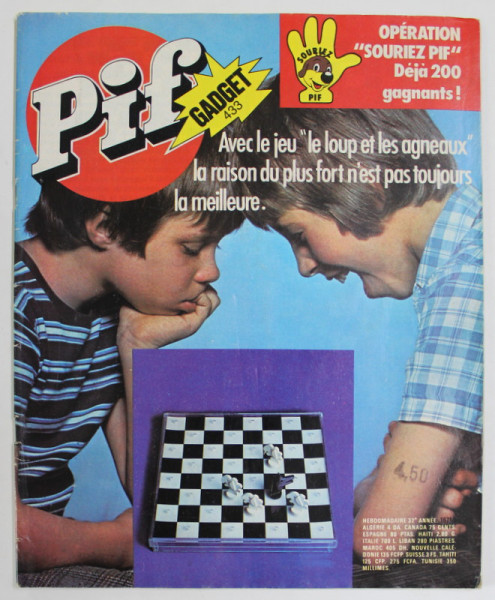PIF , no. 433 , JUILLET  , 1977 , LIPSA GADGET * PREZINTA INSEMNARI