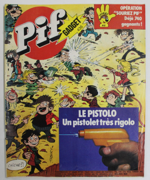 PIF , no. 436 , JUILLET , 1977 , LIPSA GADGET *