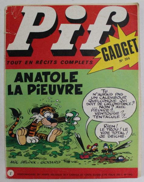 PIF , no.204 , SEPTEMBRE , 1969 , LIPSA GADGET