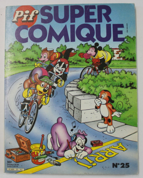 PIF SUPER COMIQUE ,  NO. 25 , 1984 , REVISTA DE BENZI DESENATE