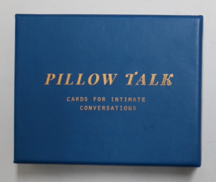 PILLOW TALK - CARDS FOR INTIMATE CONVERSATIONS , SET DE 60 CARTOLINE CU INTREBARI , ANII  '2000 , 18 + !
