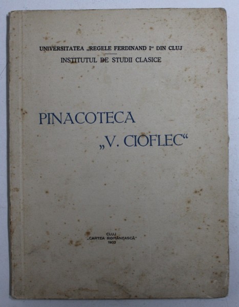 PINACOTECA " V . CIOFLEC " , 1933