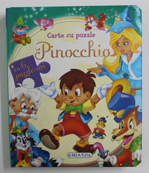 PINOCCHIO - CARTE CU 6 PUZZLE- URI , 2015