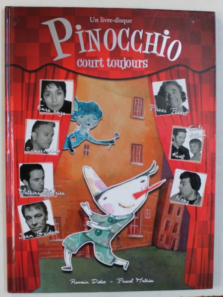 PINOCCHIO - COURT TOUJOURS , UN LIVRE DISQUE par PASCAL MATHIEU et ROMAIN DIDIER , 2010 , CONTINE CD*