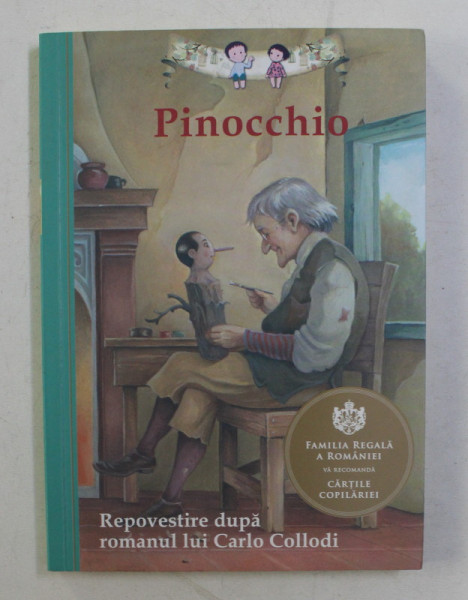 PINOCCHIO , repovestire  de TANIA ZAMORSKY dupa romanul lui CARLO COLLODI , ilustratii de LUCY CORVINO , 2015