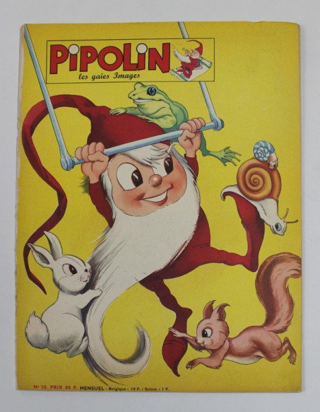 PIPOLIN , REVISTA CU BENZI DESENATE , NR. 20 , 1959