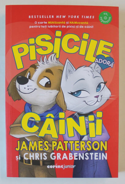 PISICILE ADORA CAINII de JAMES PATTERSON si CHRIS GRABENSTEIN , 2023